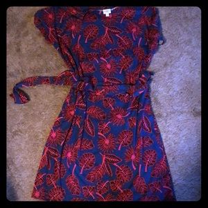 Cute blue and red dress
